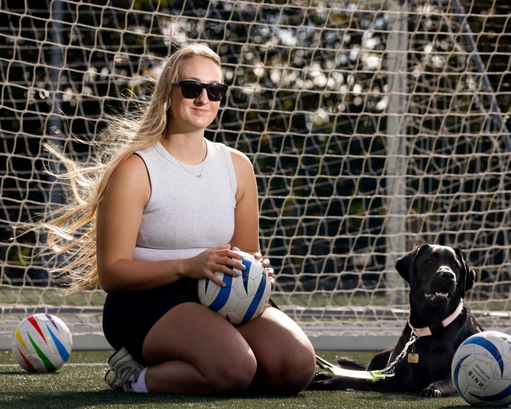 Sam Gough: Blind Football Captain and Guide Dog Journey