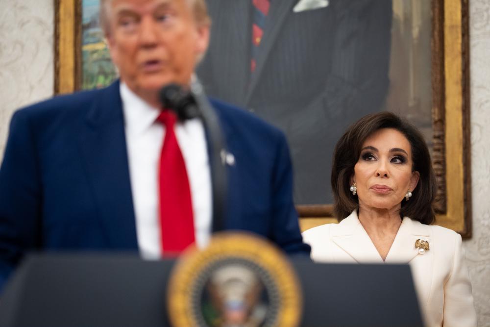 Trump Rebukes Pirro Over Reflecting Pool Vandalism Case