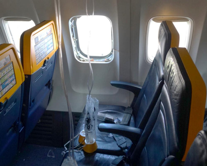 Ryanair Engine Failure Shatters Window, Passenger Partly Sucked