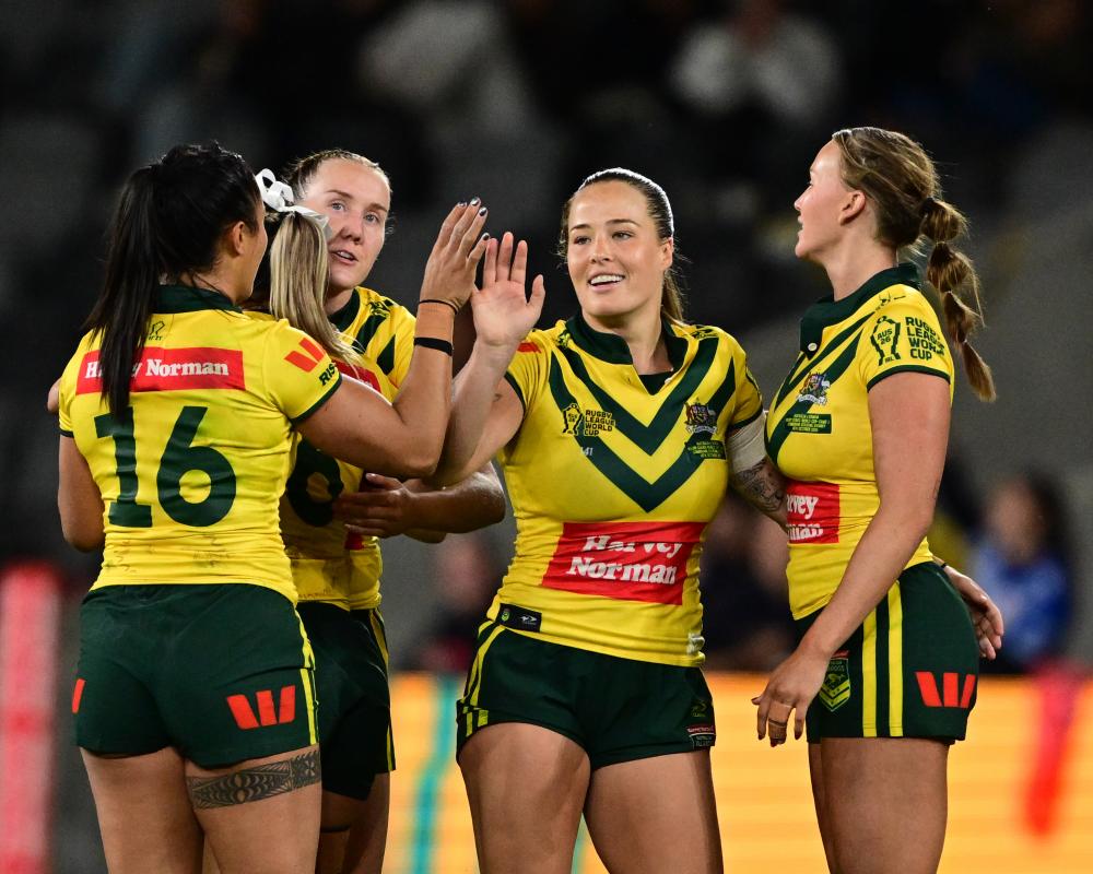 Australia Cruise Past Samoa in Women's Rugby League World Cup Opener