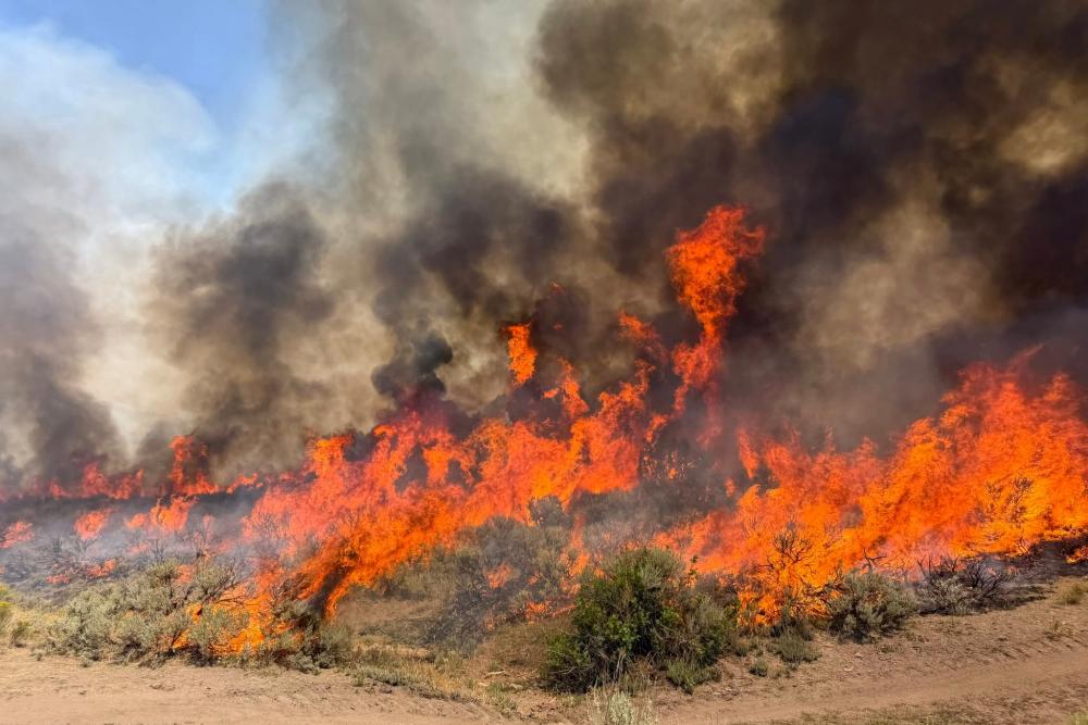 Utah Wildfire Helicopter Crash: Two Onboard, Rescue Efforts