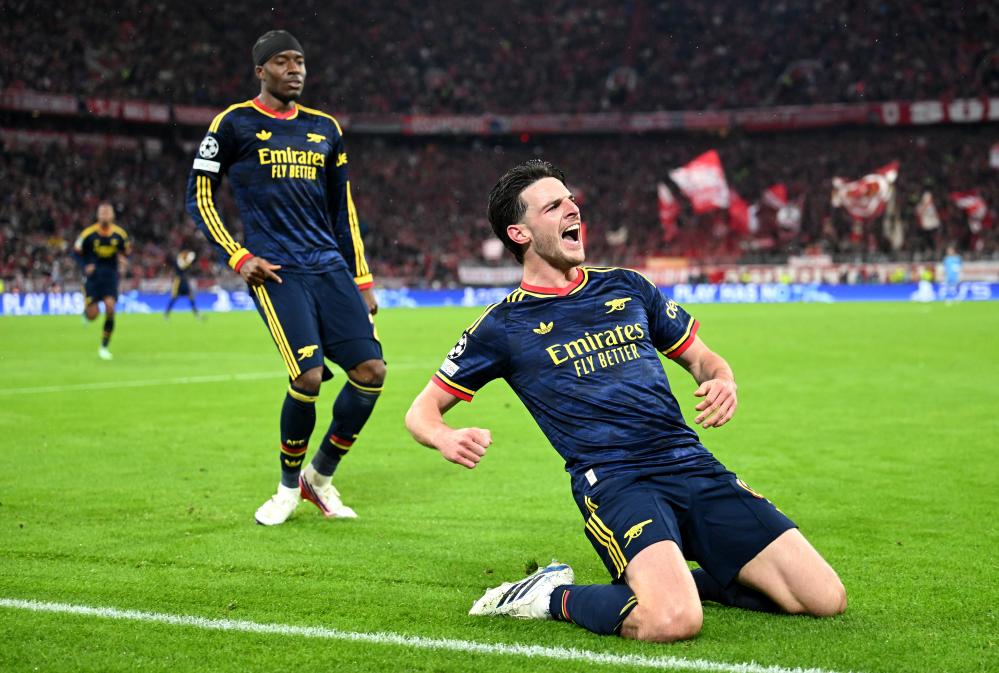 Declan Rice Strikes Late as Arsenal Deny Bayern Munich
