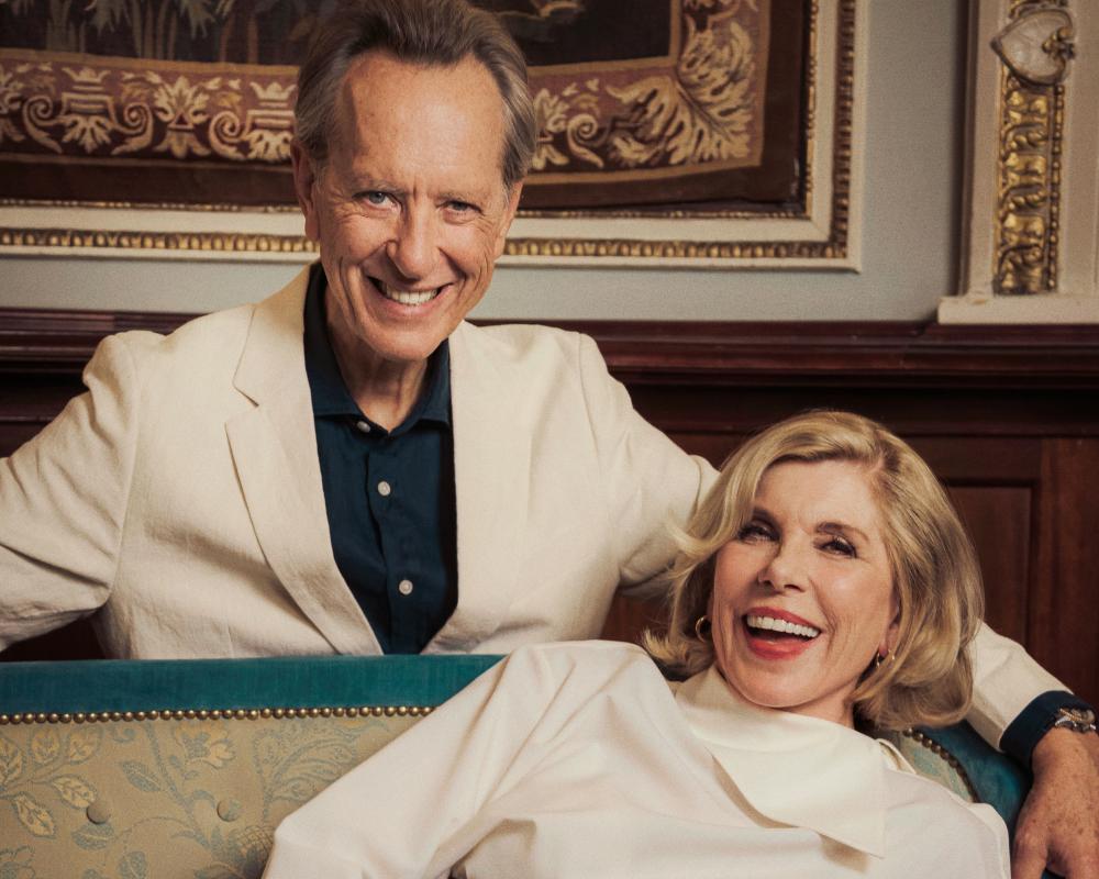 Christine Baranski and Richard E Grant on Sex Scenes, Parties