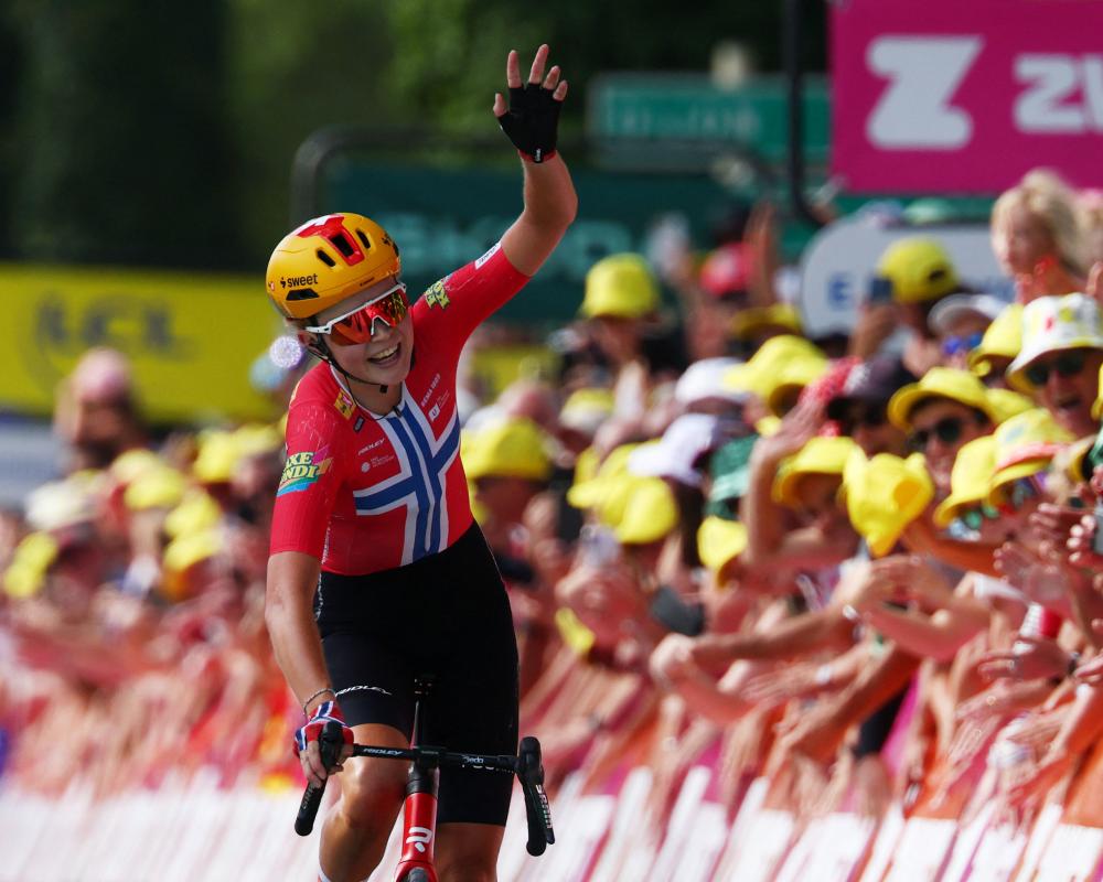 Sigrid Haugset Stuns Tour de France Femmes with Solo Stage Win