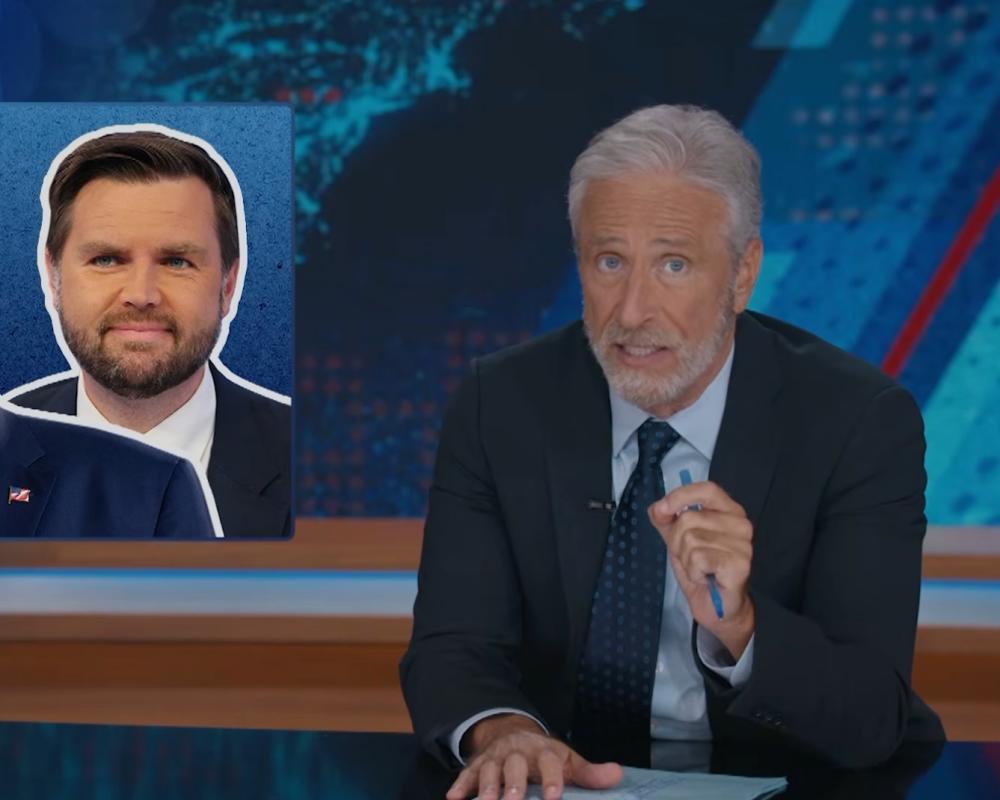 Jon Stewart Mocks JD Vance's Apology for Immigrant Rhetoric