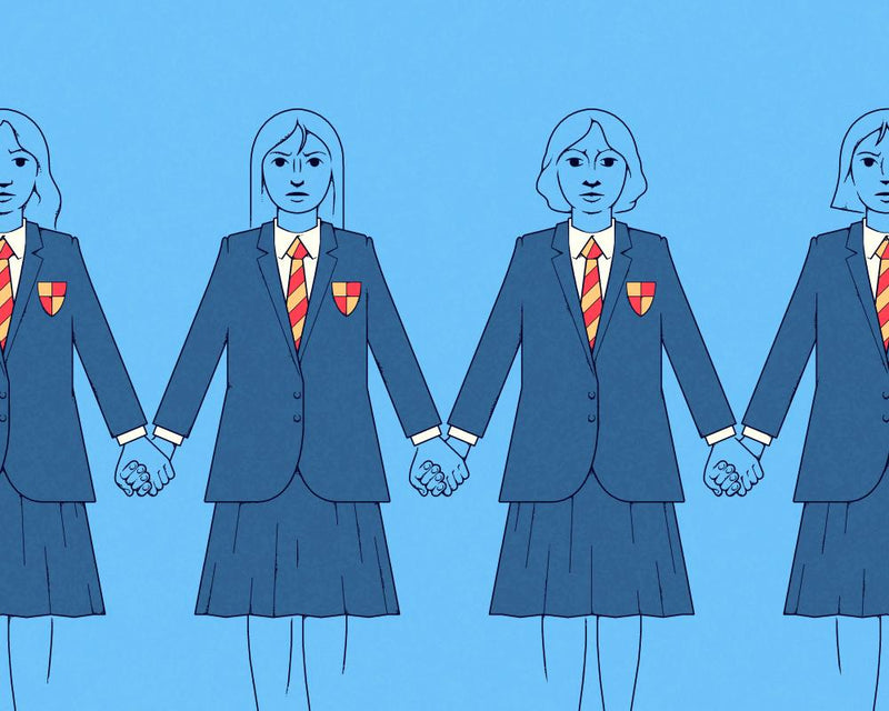 Teen Girls Fight to Ban School Uniforms in Porn Content