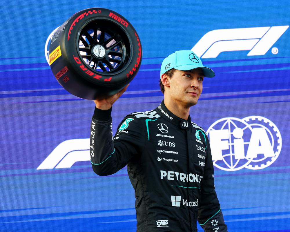 Kimi Antonelli Crashes as George Russell Takes F1 Azerbaijan GP Pole
