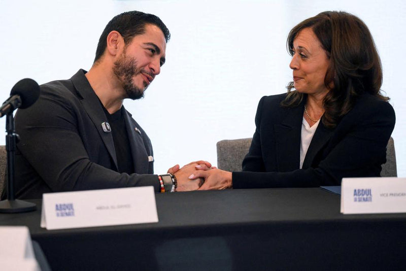Kamala Harris Backs Abdul El-Sayed in Crucial Michigan Senate Race