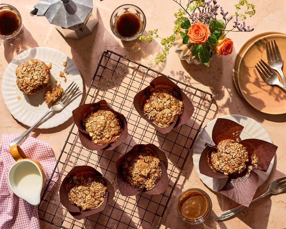 Banana Medjool Date Tahini Muffins Recipe: Easy Baking