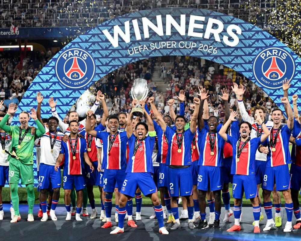Désiré Doué Stars as PSG Edge Aston Villa in Super Cup Final