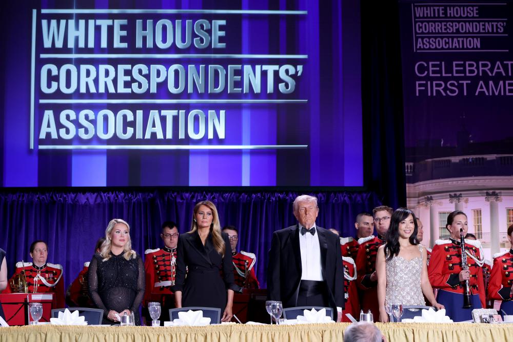 Trump at Rescheduled White House Press Dinner After Shooting