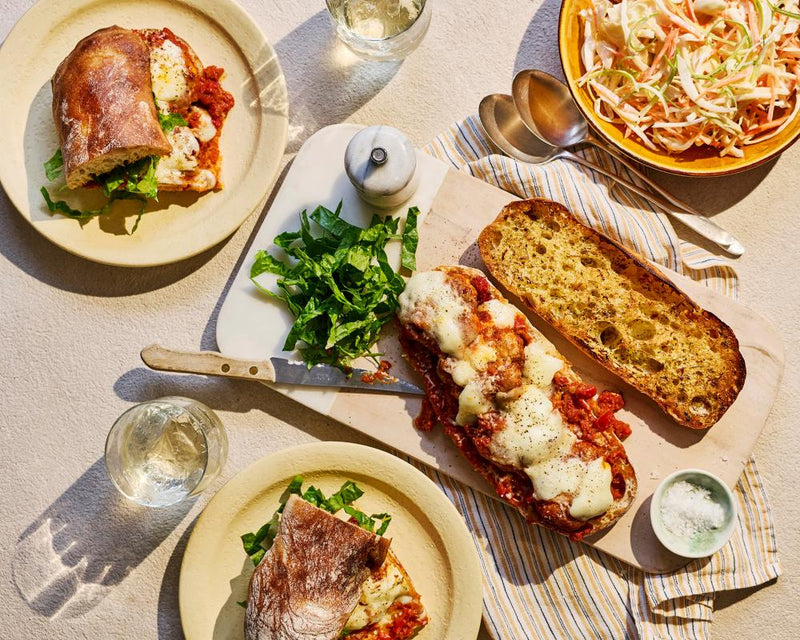 Chicken Parm Meatball Sandwich Recipe with Calabrian Chili