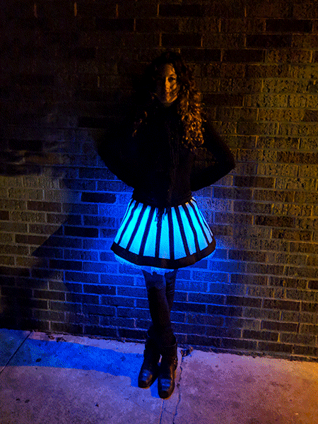 How to Make a Skirt with LED Lights! - grandgoldman.com