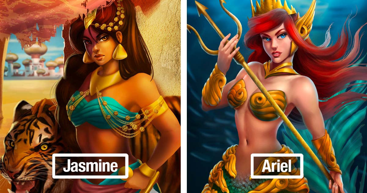 Disney Princesses Get Battle-Ready Make Overs That Look Badass - grandgoldman.com