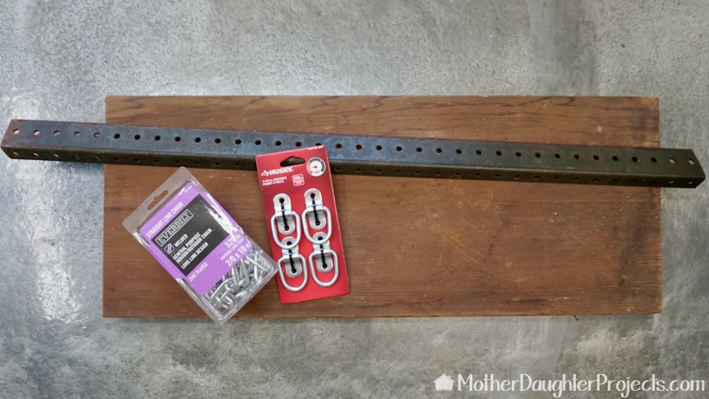 Rustic Shelf with Industrial Chains - grandgoldman.com