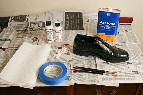 Learn to Paint Leather Shoes - grandgoldman.com