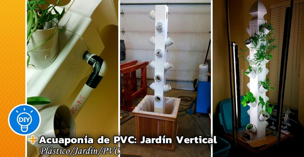 PVC Aquaponics: Vertical Garden - grandgoldman.com