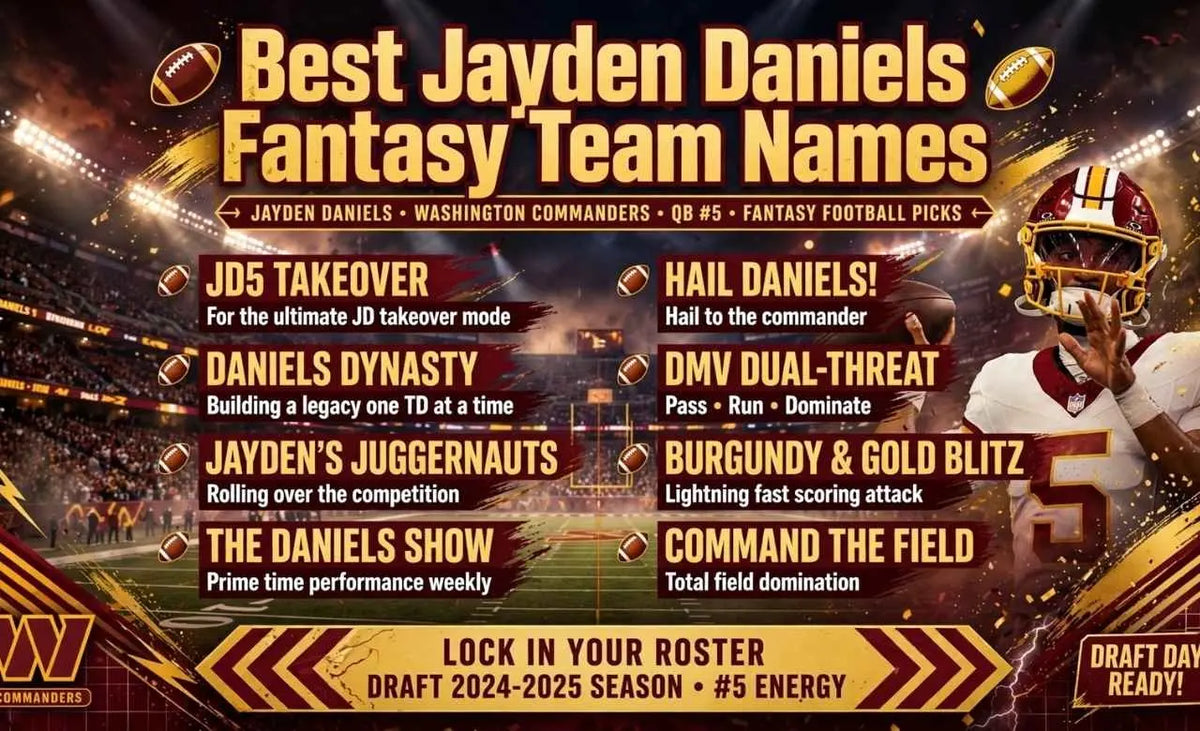 120 Jayden Daniels Fantasy Team Names for a Winning 2026 Season