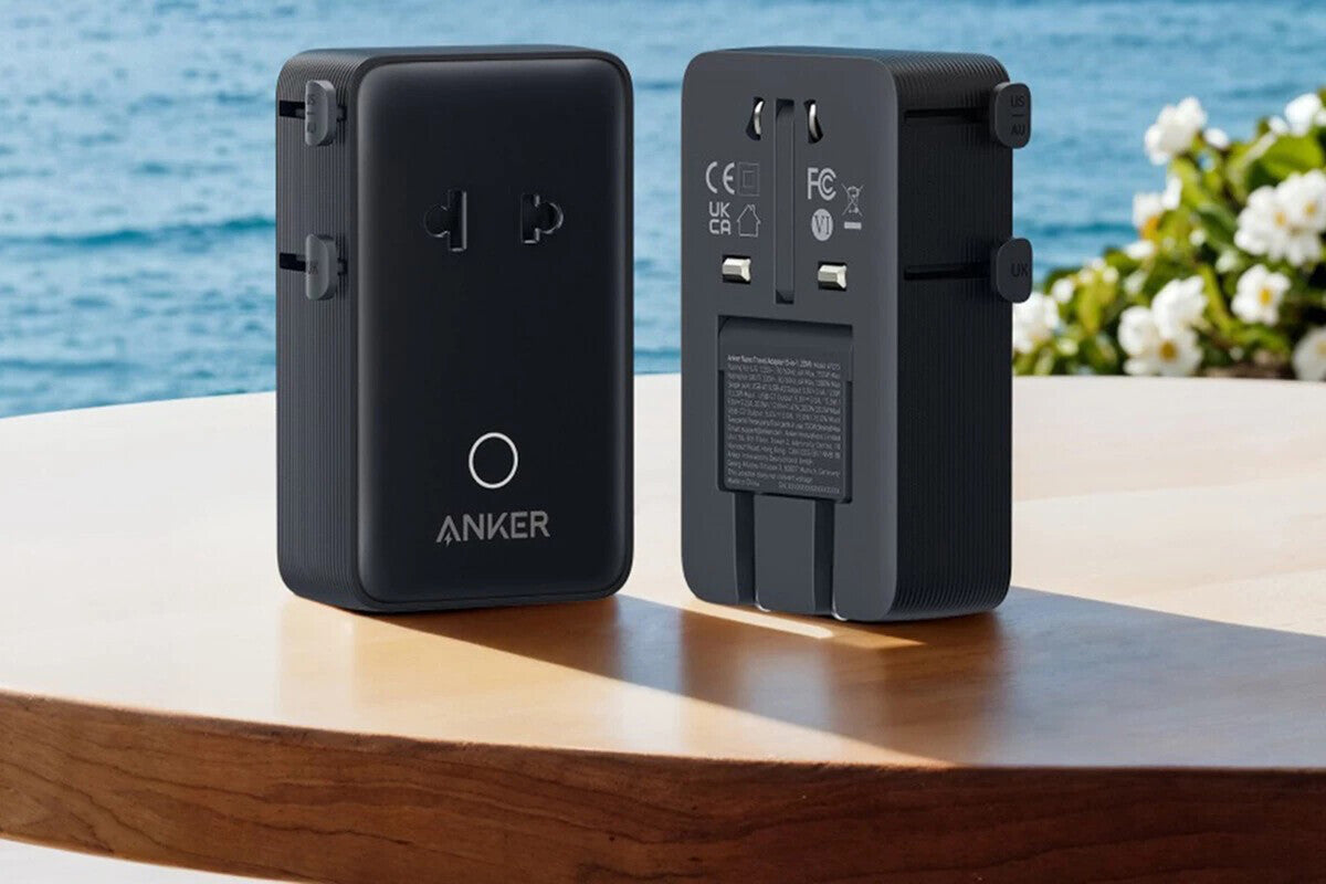 Anker Nano Travel Adapter: 5-Port Charger for 200+ Countries