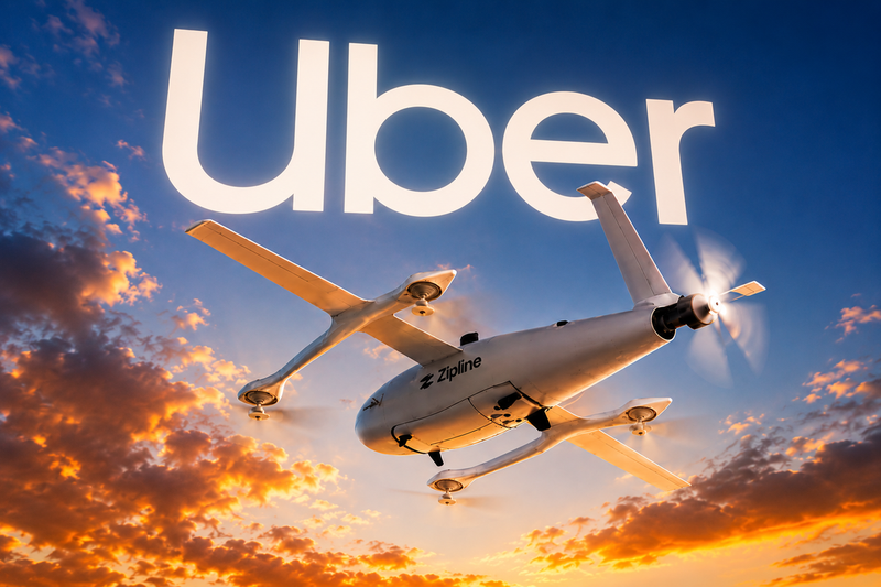 Uber Eats Drone Delivery: Zipline Deal Targets 1 Million Daily Flights