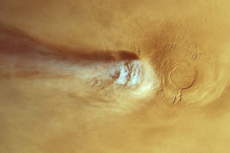 Mars' Giant Arsia Mons Cloud: 1,800 km Daily Phenomenon