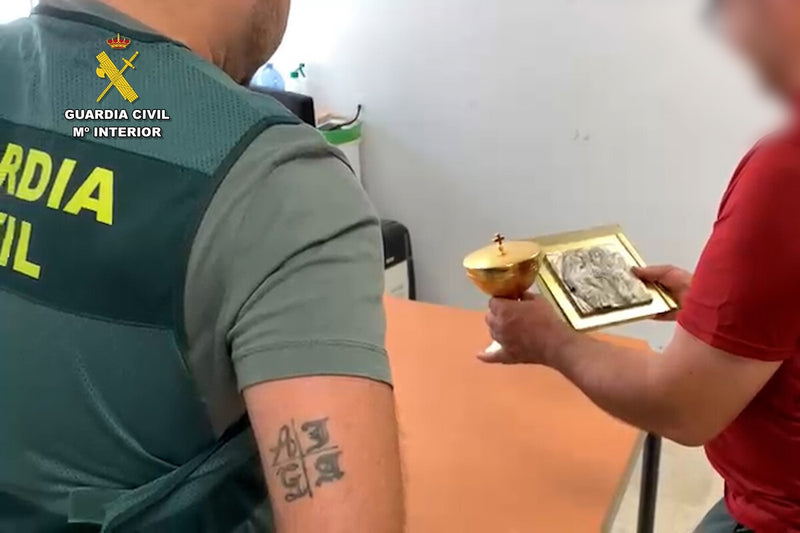 Guardia Civil Arrests Tomelloso Hospital Chalice Thief