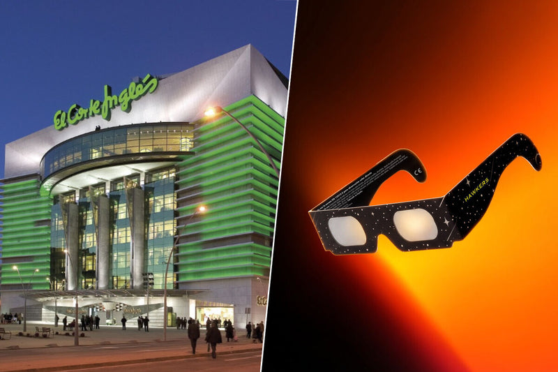 Hawkers ISO-Certified Eclipse Glasses at El Corte Inglés for August