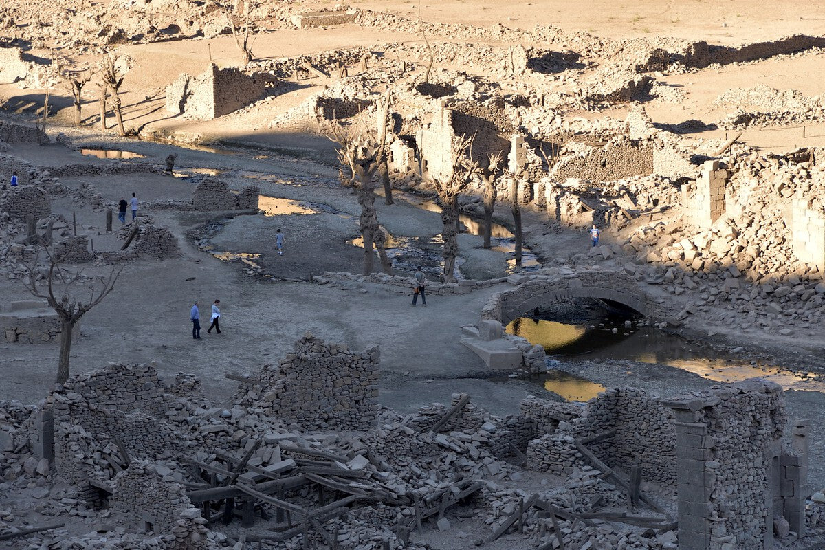 Drought Reveals Ancient Sunken Village in La Rioja, Spain