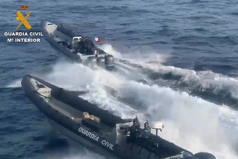High-Speed Smuggler Boats Outpace Spain's Guardia Civil