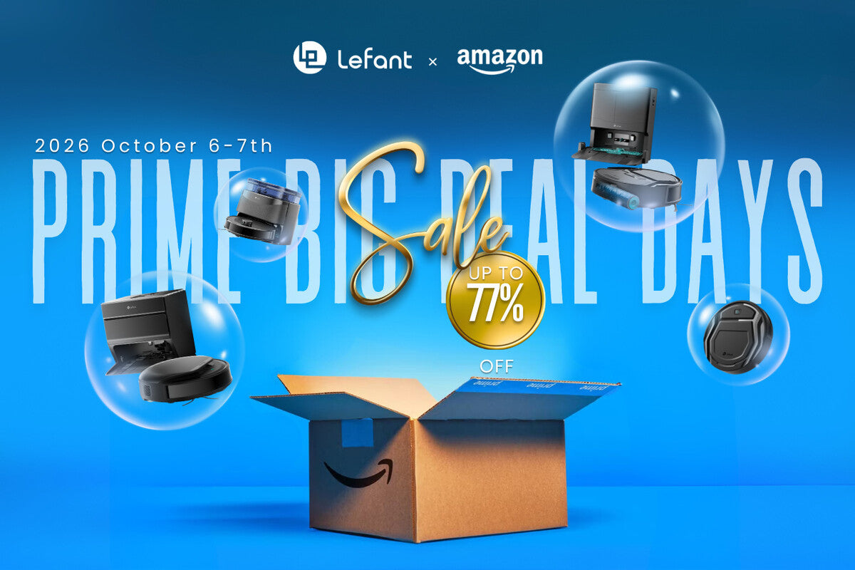Lefant Robot Vacuums Join Amazon Prime Deal Fest with Up to 77%