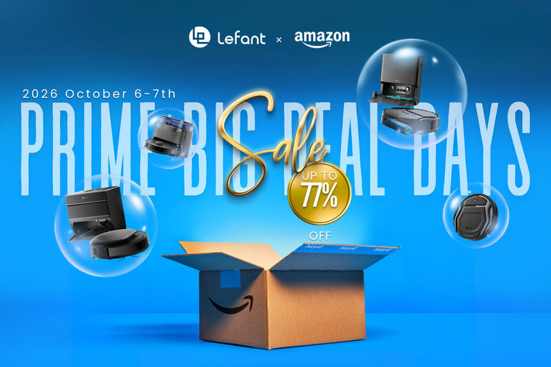 Lefant Robot Vacuums Join Amazon Prime Deal Fest with Up to 77%