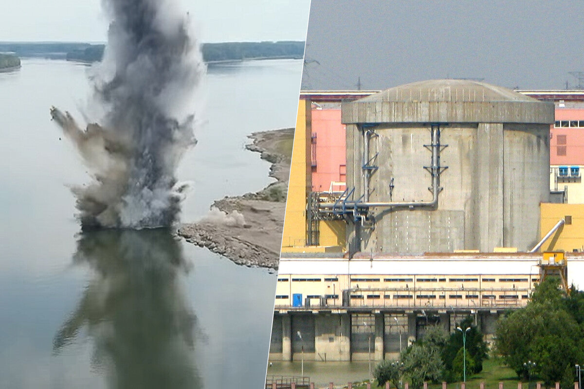 Danube's Low Water Levels Force Romania to Blast Riverbed to Keep Nuclear