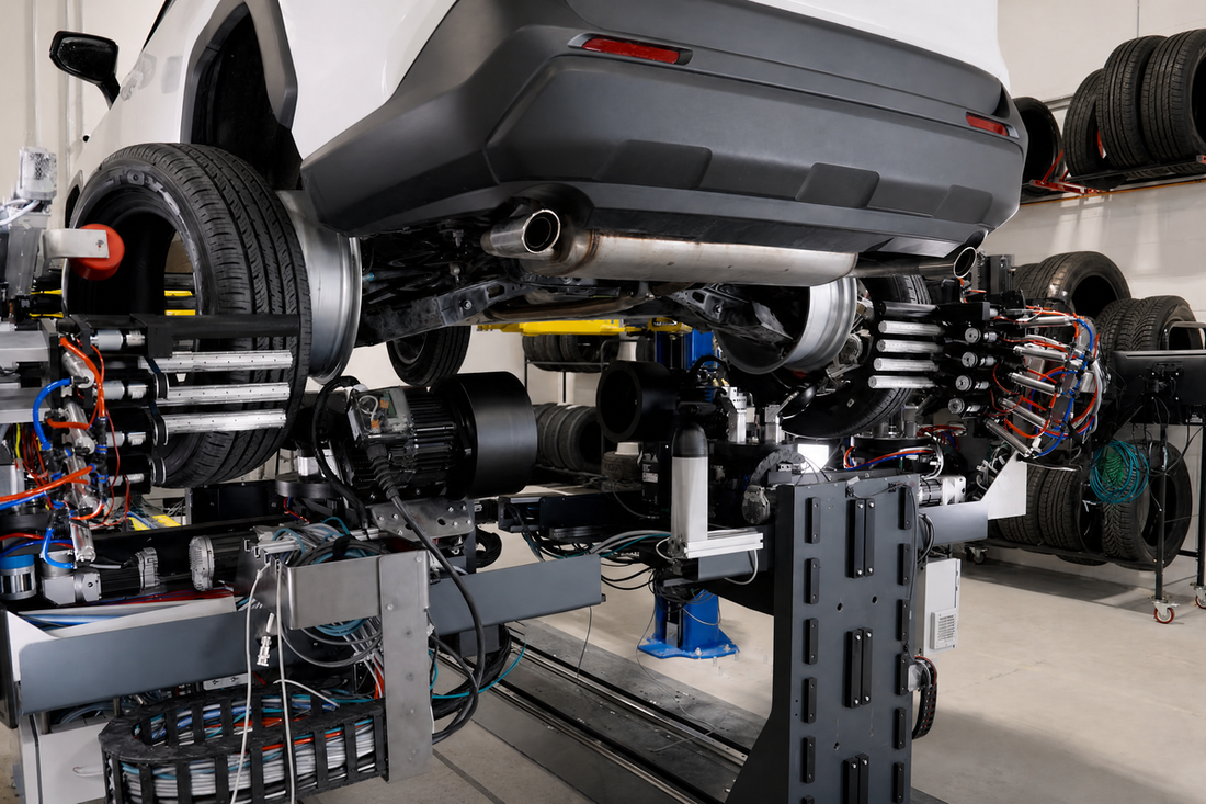 SmartBay Robot Changes All Four Tires in 30 Minutes Without Removing Wheels