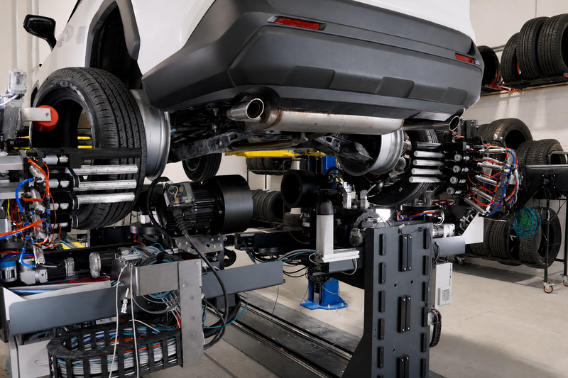 SmartBay Robot Changes All Four Tires in 30 Minutes Without Removing Wheels