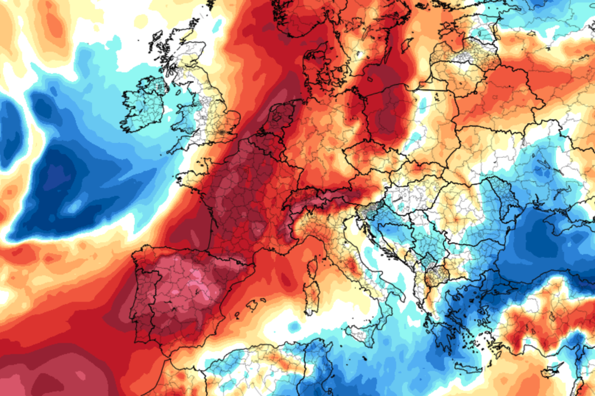 France Heat Anomaly Traced to Spain's Guadalquivir Air Mass