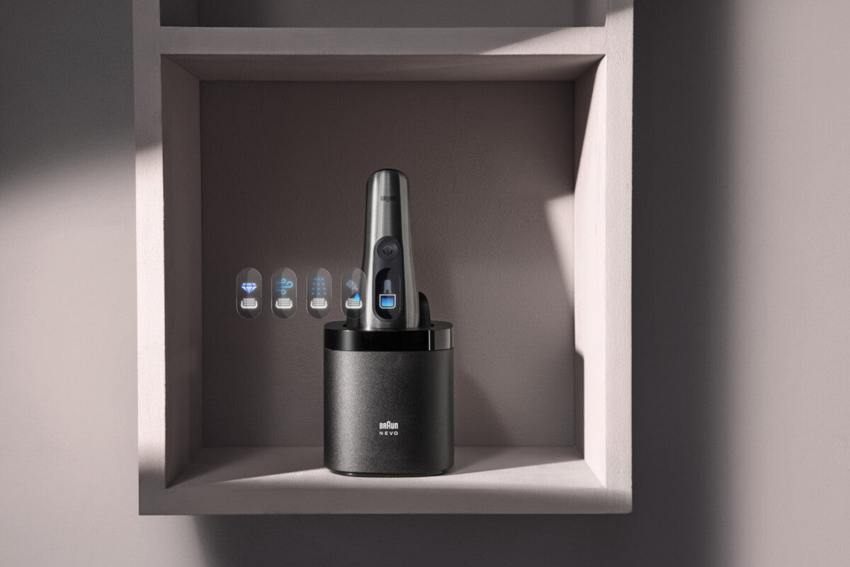 Braun Nevo Shaver: Microprocessor and Smart Display at Nearly 700 Euros