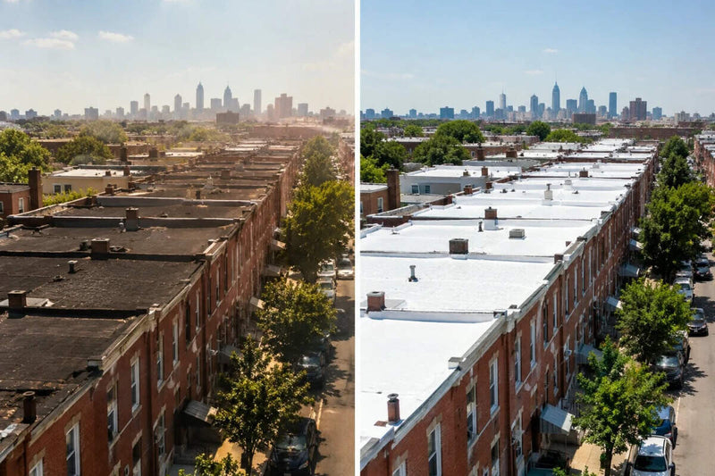 White Roofs Cut Heat and Energy Costs in Low-Income Homes