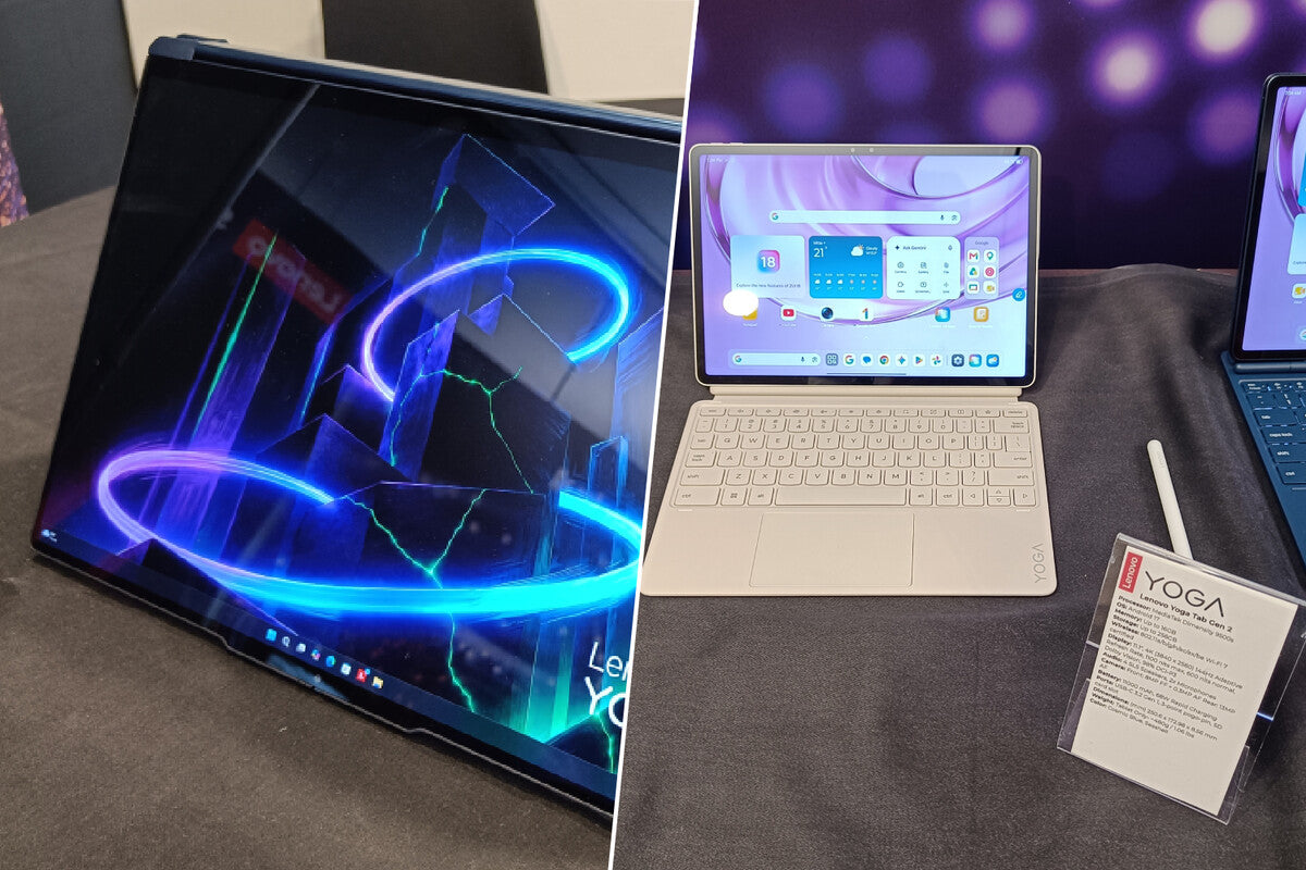 Lenovo Yoga Laptops and Tablets Bring Local AI and 4K Screens to Creatives