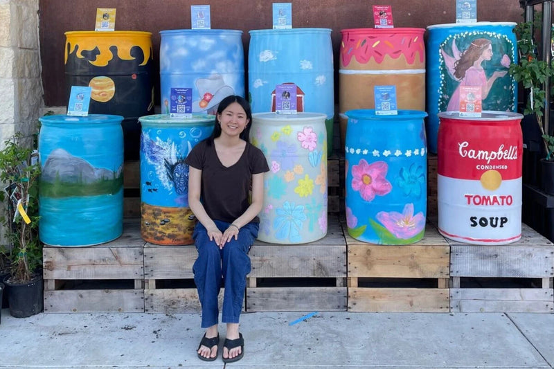 Teen Turns Industrial Barrels into Rain Barrels to Save 170,000 Liters