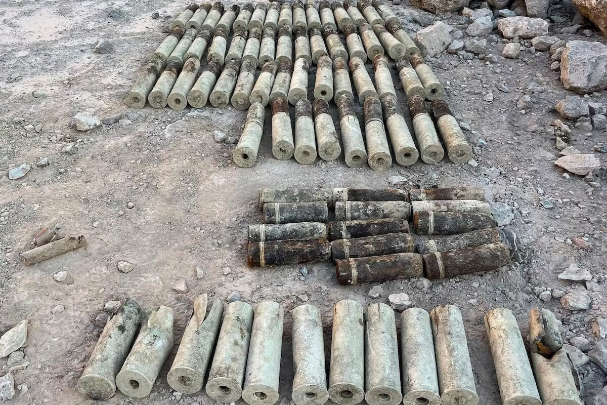 544 kg of Civil War Shells Unearthed in Tiny Spanish Village