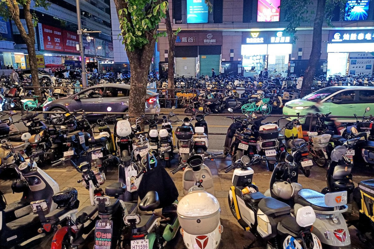 Shenzhen's Streets Are Dominated by a Plague of Motorcycles, Not EVs