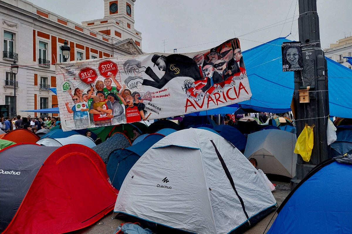 Madrid's Puerta del Sol Camp: Almeida's Census Demand Ignites Debate