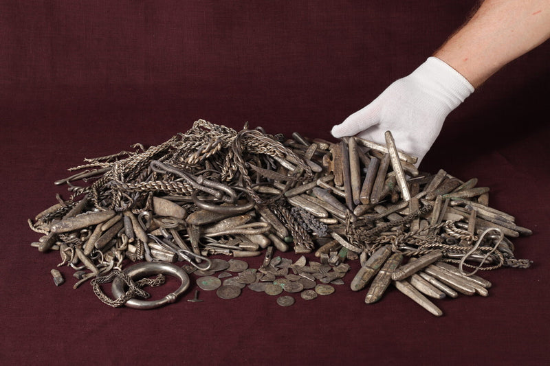 Viking Silver Treasure Unearthed in Denmark by Gardener