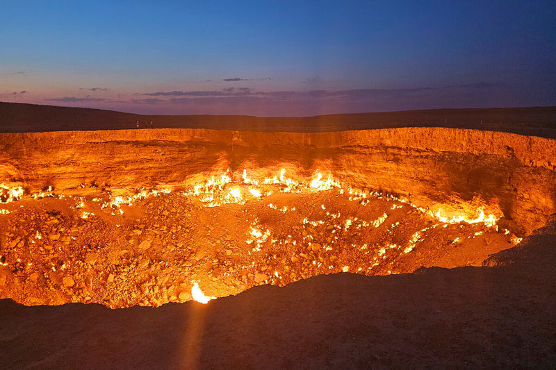 Darvaza Gas Crater: The Fire That Never Went