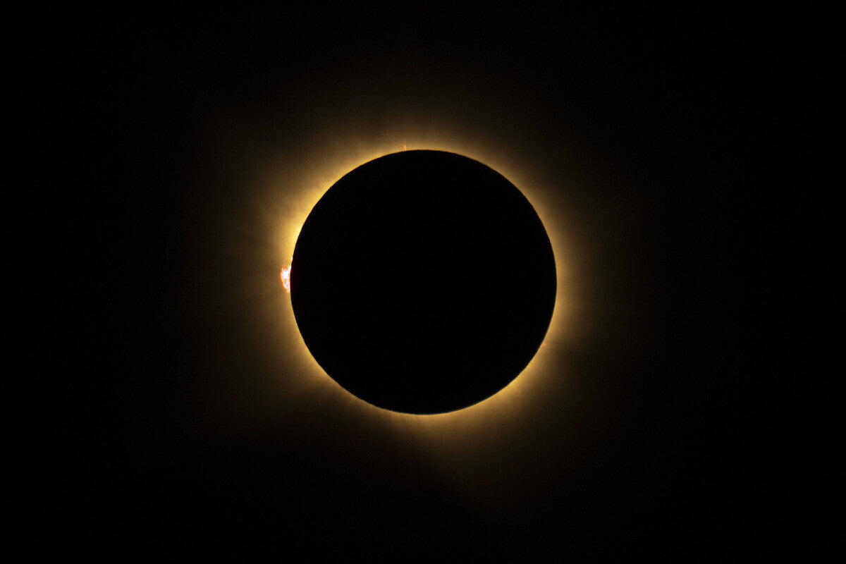 Total Solar Eclipse Leaves Historic Images and a Mysterious Red Dot