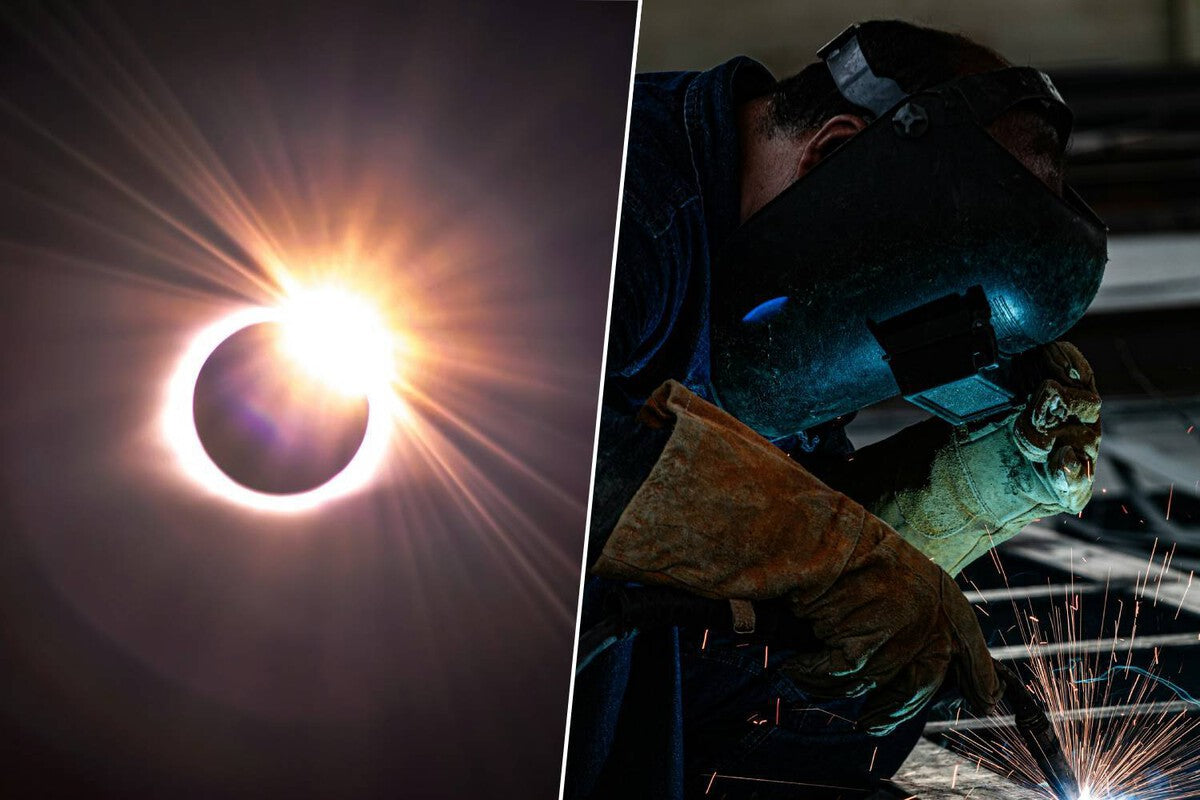 Eclipse Glasses Sold Out? DIN 14 Welding Glass Works