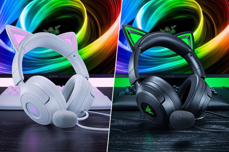 Razer Kraken Kitty V3: Cat-Ear Gaming Headset With RGB