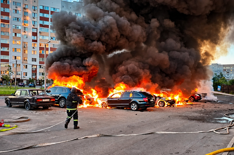 Ukrainian Drone Strikes Fuel Russia's Electric Car Boom