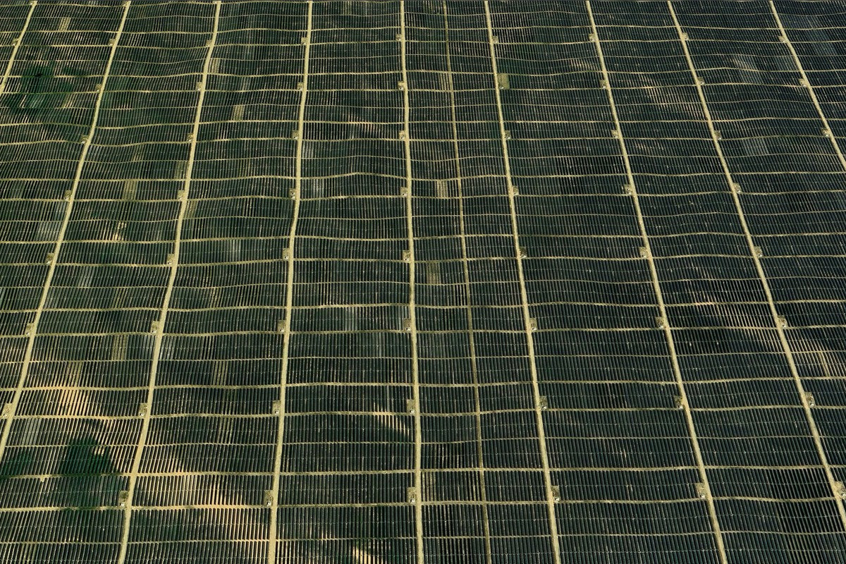 China's Massive Solar Farm in Qinghai Is Turning Desert Green