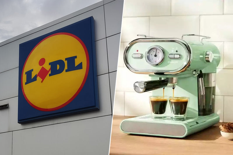 Lidl Pastel Espresso Machine: Barista Coffee at Home